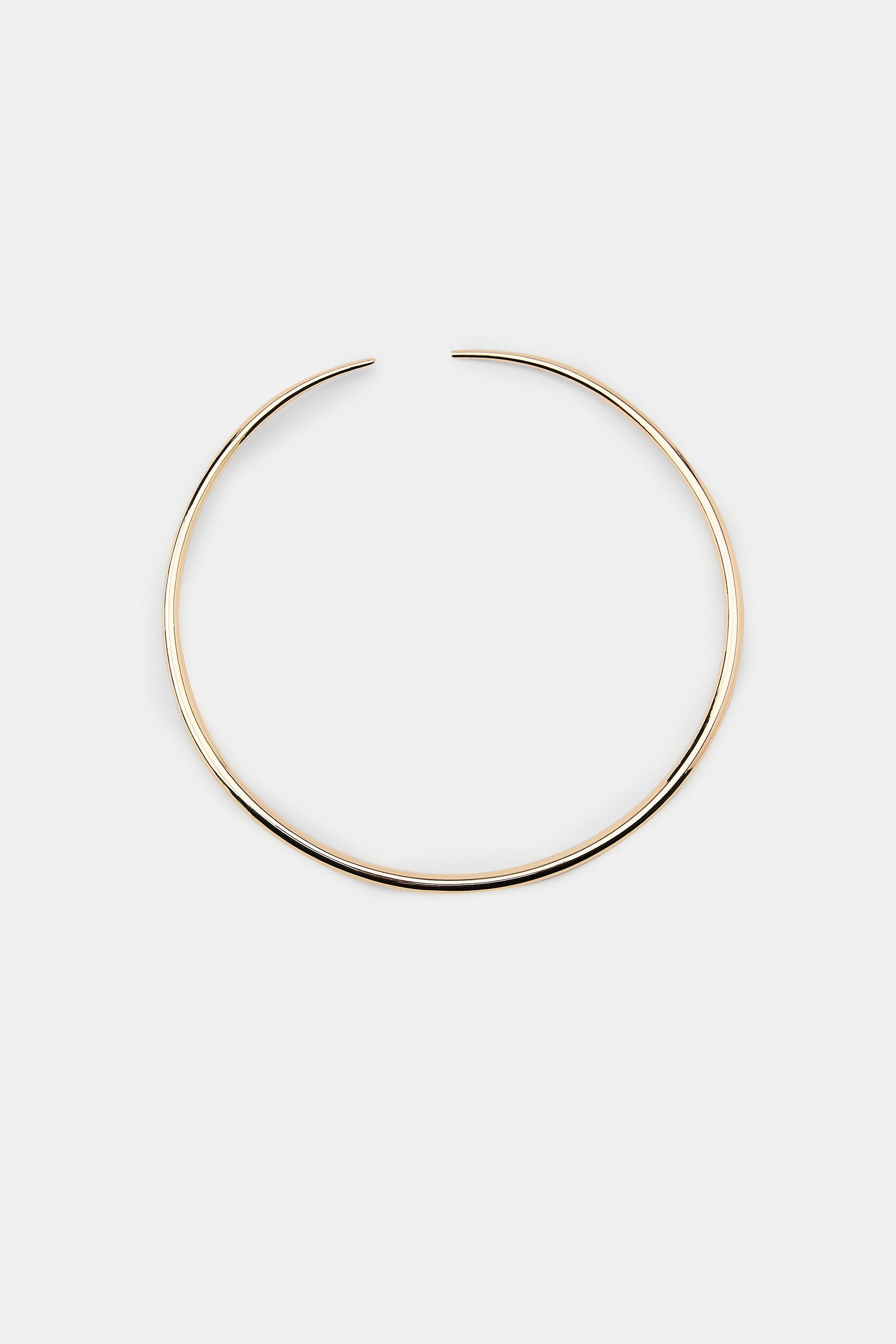 METALLIC CHOKER NECKLACE